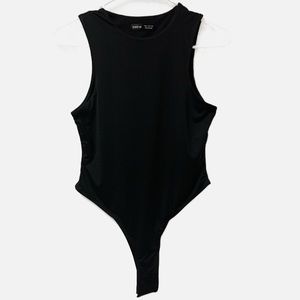 SHIEN NWOT High Neck Form Fitting Women’s Bodysuit BLACK Size Medium / 6